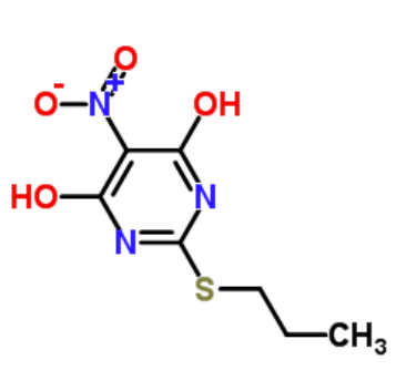 4，6-二羟基-5-硝基-2-丙硫基嘧啶