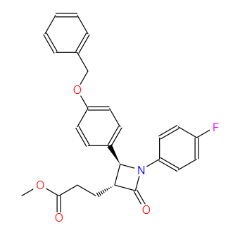 204589-80-0；(3R,4S)-1-(4-氟苯基)-2-氧代-4-[4-(苄氧基)