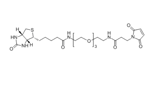 Biotin-PEG3-NH-Mal 1431618-70-0 生物素-聚乙二醇-NH-马来酰亚胺