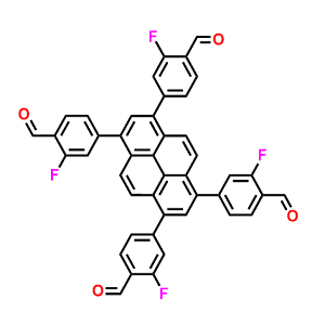 4,4'，4''，4''-（芘-1,3,6,8-四基）四（2-氟苯甲醛）