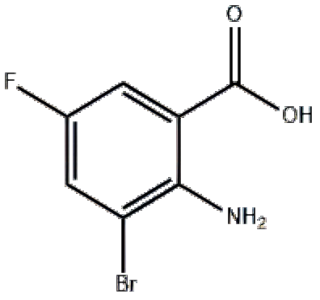  2-氨基-3-溴-5-氟苯甲酸