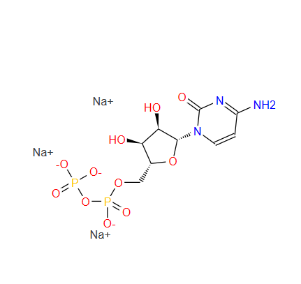 胞苷5-双磷酸自由酸的3钠盐；34393-59-4