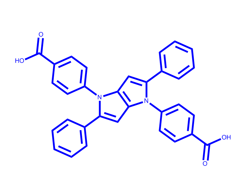 2,5-苯基-N,N-二(4-羧基苯基)-[3,2-B]吡咯并吡咯