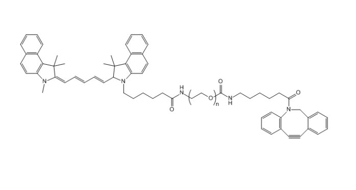 Cy5.5-PEG2000-DBCO 花青素Cy5.5-聚乙二醇-氮杂二苯并环辛炔