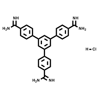 5'-(4-氨基甲酰苯基)-[1,1':3',1'-三联苯基]-4,4'-二(羧肟酰胺)三盐酸盐