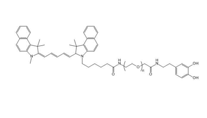 Cy5.5-PEG-DA 花青素Cy5.5-聚乙二醇-多巴胺