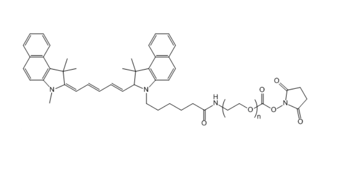 Cy5.5-PEG-SC 花青素Cy5.5-聚乙二醇-琥珀酰亚胺碳酸酯