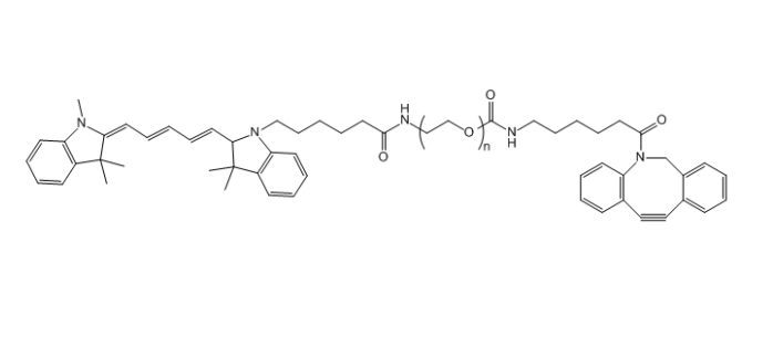 Cy5-PEG2000-DBCO CY5-聚乙二醇-二苯并环辛炔