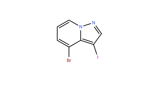 4-溴-3-碘吡唑并[1,5-A]吡啶