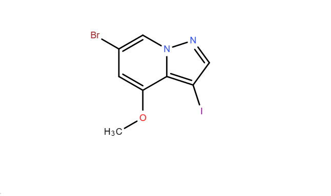 6-溴-3-碘-4-甲氧基-吡唑并[1,5-A]吡啶