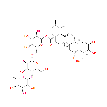 羟基积雪草甙；34540-22-2