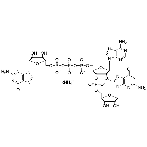 m7G(5')ppp(5')(2'-OMeA)pG·NH4