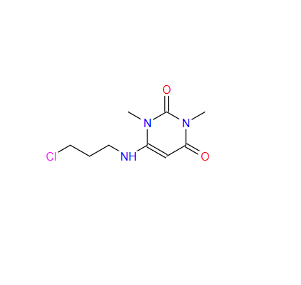 6-(3-氯丙基)氨基1,3-二甲基脲嘧啶;34654-81-4