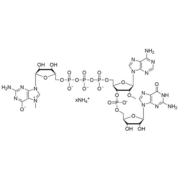 m7G(5')ppp(5')(2'-OMeA)pG·NH4.png
