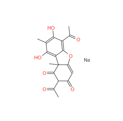松萝酸钠；34769-44-3
