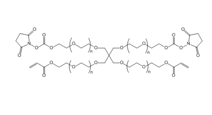 4-ArmPEG-(2AC-2NHS)