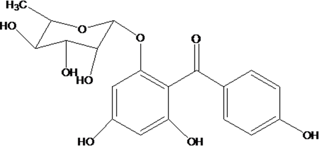 2-O-a-鼠李糖苷-4,6,4’.-三羟基二苯甲酮