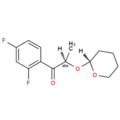 (2R)-1-(2,4-二氟苯基)-2-[(四氢-2H-吡喃-2-基)氧基]-1-丙酮