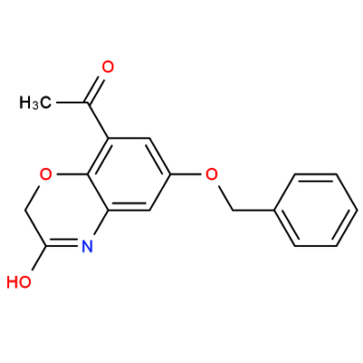 (6-(苄氧基)-8-乙酰基-2H-苯并[1,4]恶嗪-3(4H)-酮 869478-09-1