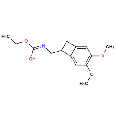 (1S)-4, 5-二甲氧基-1-(乙氧基羰基氨基甲基)-苯并环丁烷 869856-10-0