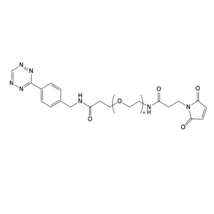 Tetrazine-PEG-Maleimide，四嗪-聚乙二醇-马来酰亚胺