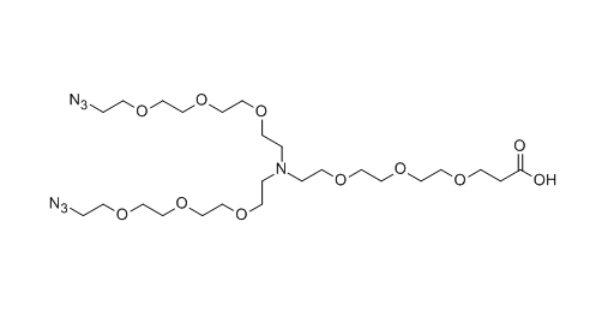 2182602-17-9 N-(acid-PEG3)-N-bis(PEG3-azide)