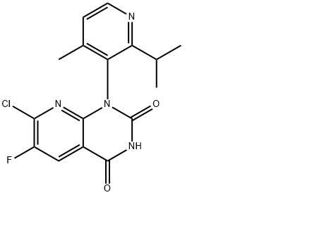 7-氯-6-氟-1-(2-异丙基-4-甲基吡啶-3-基)吡啶并[2,3-D]..