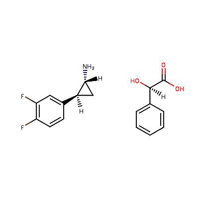 (1R,2S)-2-(3,4-二氟苯基)环丙胺(R)-扁桃酸盐