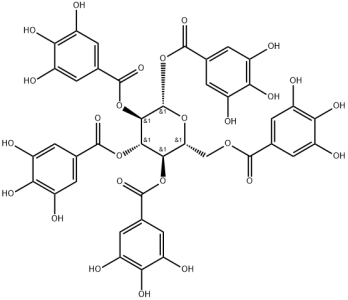 1,2,3,4,6-O-五没食子酰葡萄糖，14937-32-7，现货直采。