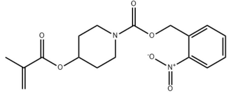 2-硝基苯基甲基4-甲基丙烯酰氧基哌啶-1-羧酸酯