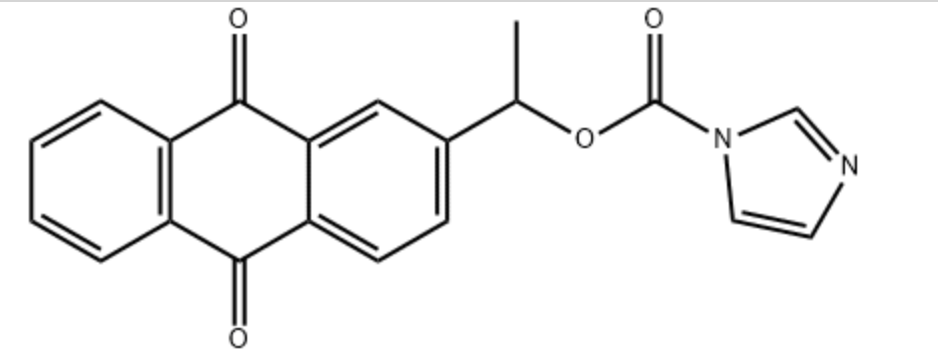 1-（蔥醌-2-基）乙基咪唑羧酸酯