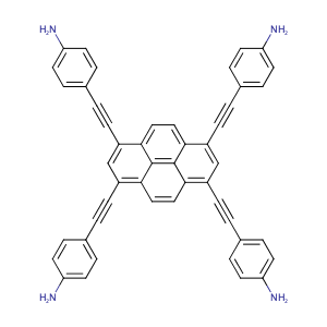 4,4',4'',4'''-[芘-1,3,6,8-四基四(乙炔-2,1-二基)]四苯胺