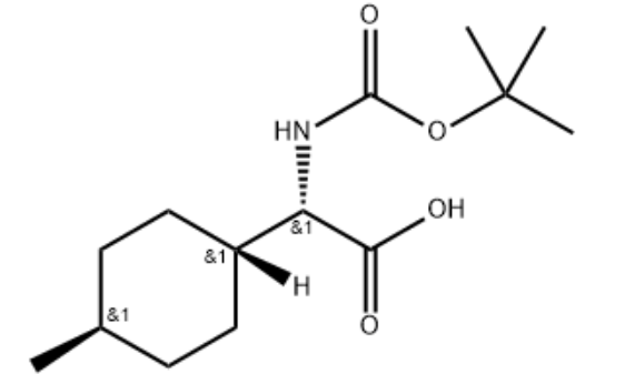 (S) -2-((叔丁氧羰基)氨基)-2-((1R,4S) -4-甲基环己基)乙酸