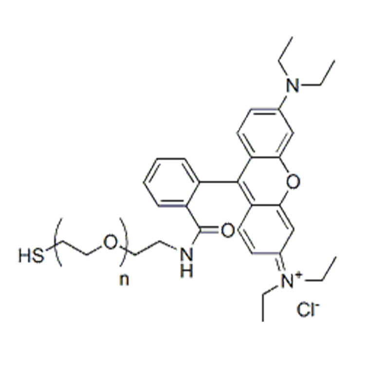 Rhodamine-PEG-Thiol，RB-PEG-SH，罗丹明-聚乙二醇-巯基