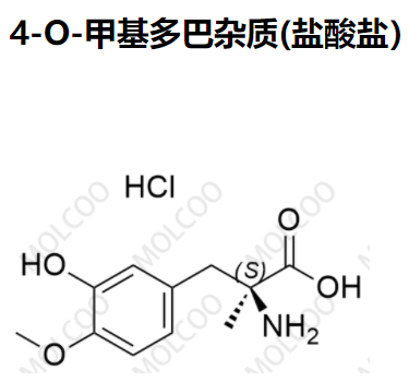 4-O-甲基多巴杂质(盐酸盐）优质杂质供货