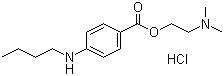 CAS 登录号:136-47-0, 盐酸丁卡因, 4-(丁氨基)-苯甲酸-2-(二甲氨基)乙酯盐酸盐