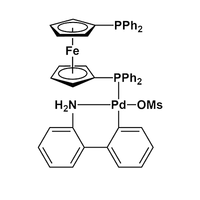甲磺酸[1,1’-双(二苯基膦)二茂铁](2'-氨基-1,1'-联苯-3-基)钯(II)