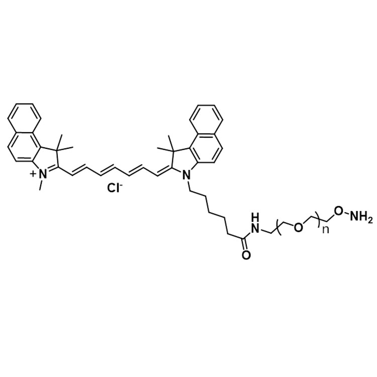 Cyanine7.5-PEG-Aminooxy，花青素Cy7.5-聚乙二醇-羟胺