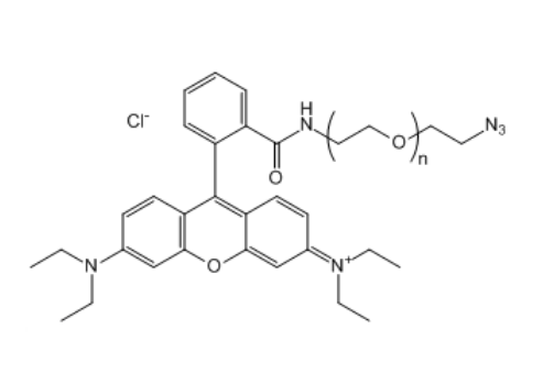 罗丹明B-聚乙二醇-叠氮基 RB-PEG-N3