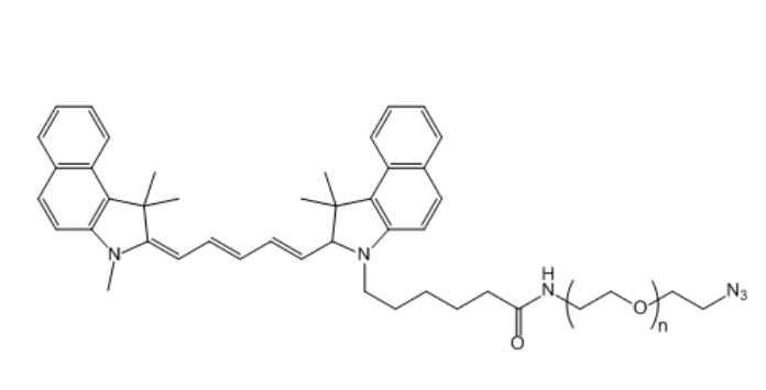 CY5.5-PEG-N3 CY5.5-聚乙二醇-叠氮基 CY5.5-PEG-Azide