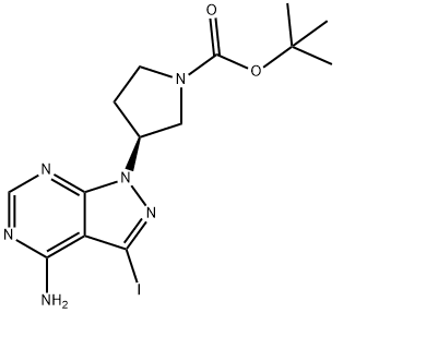 (S)-叔-丁基 3-(4-氨基-3-碘-1H-吡唑并[3,4-D]嘧啶-1-基)