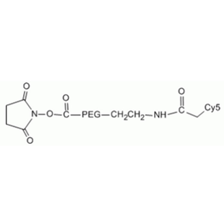 Cy5-PEG-COOH，Acid-PEG-Cyanine5，Cy5-PEG-羧基