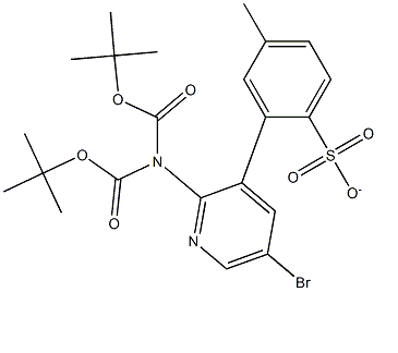 2-(二(叔丁氧羰基)氨基)-5-溴吡啶-3-yl4-甲基苯磺酸酯