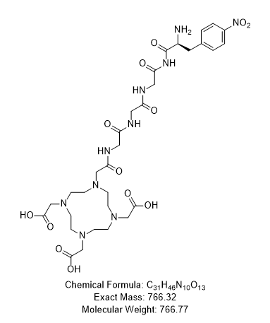 Dota-gly-gly-gly-(4-nitrophenyl)alanine amide