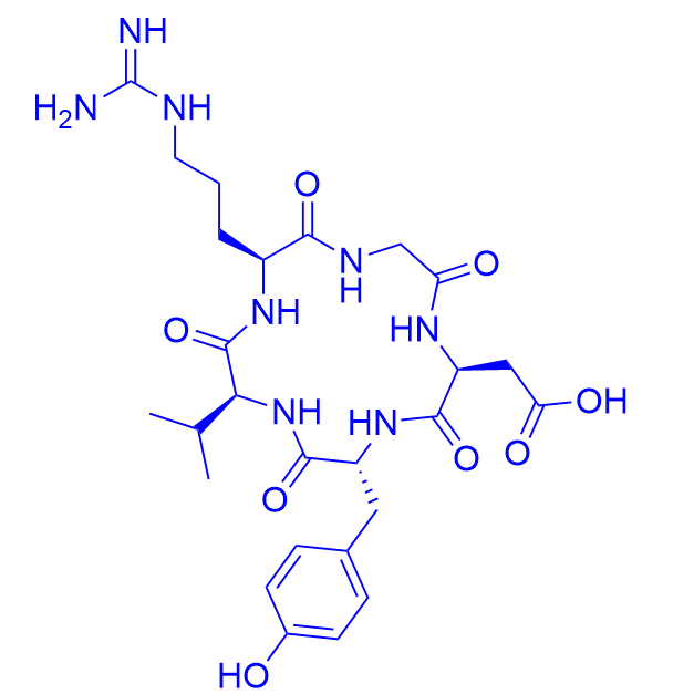 RGD环肽cyclo (Arg-Gly-Asp-d-Tyr-Val)/c(RGDyV)