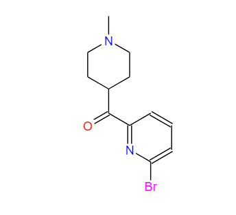 (6-溴-2-吡啶基)(1-甲基-4-哌啶基)甲酮  613678-08-3