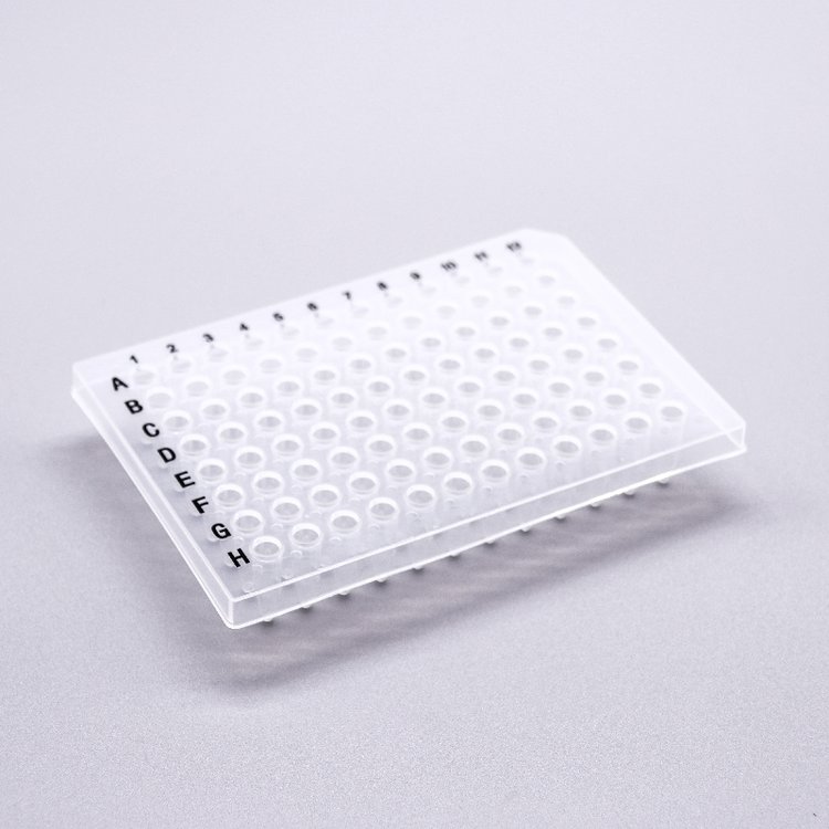 欧莱博0.2mlPCR板-半裙边透明PCR封板膜标准96孔模块 