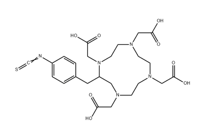 2-[(4-异硫氰基苯基)甲基]-1,4,7,10-四氮杂环十二烷-1,4,7,10-四乙酸 127985-74-4