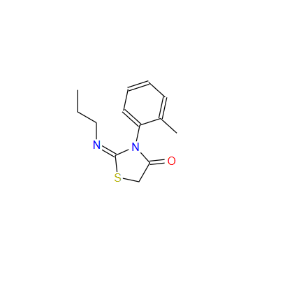 (Z)-2-(丙基亚氨基)-3-(邻甲苯基)噻唑烷-4-酮；854107-53-2