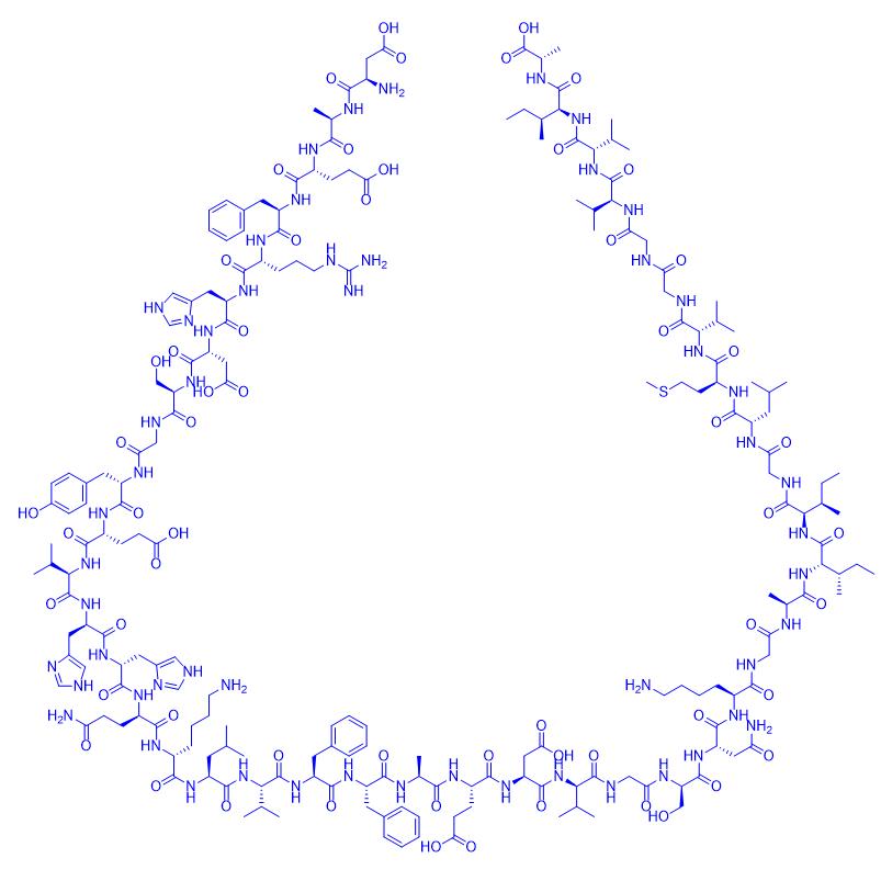 beta-Amyloid (1-42) human 107761-42-2.png